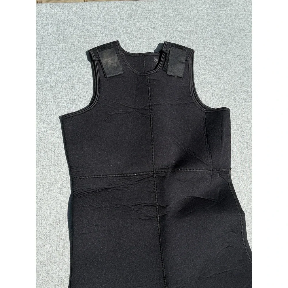 Harveys Scuba Diving Farmer John Wetsuit Men's Size XL Sleeveless Long Black 7mm